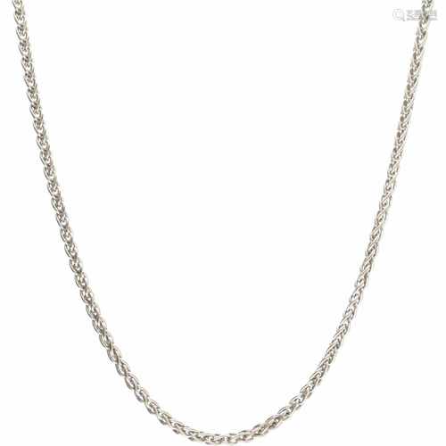 Chopard foxtail link necklace white gold - 18 ct.