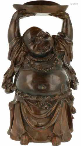 A laughing Big Buddha, following antique examples.