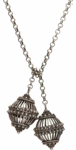 Chatelaine chain silver - 835/1000.