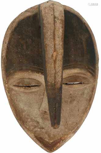 A wooden Fang mask. Africa, 20th century.