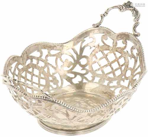 Silver sweetmeat basket.