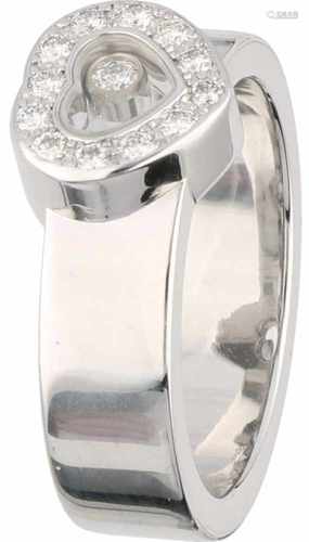 Chopard Happy Diamonds ring white gold, ca. 0.15 carat diamond - 18 ct.