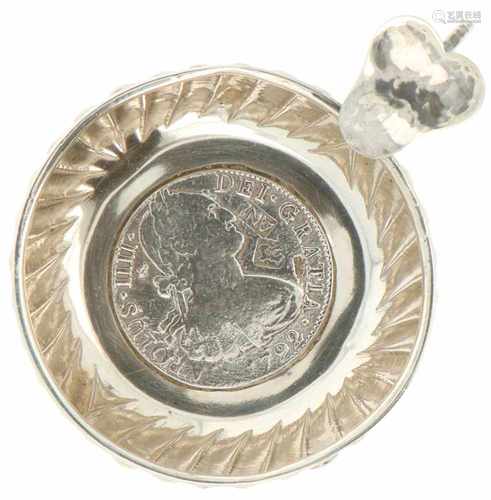 Silver tastevin.