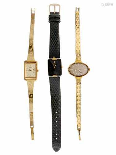 Lot of 3 watches - Ladies watch.