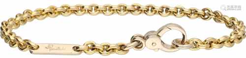 Pomellato jasseron link bracelet yellow gold - 18 ct.