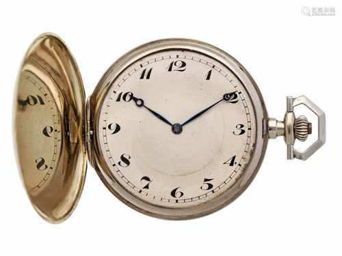 Pocket watch Patek Philippe white gold - Men's pocket watch - Manual winding - Ca. 1915.