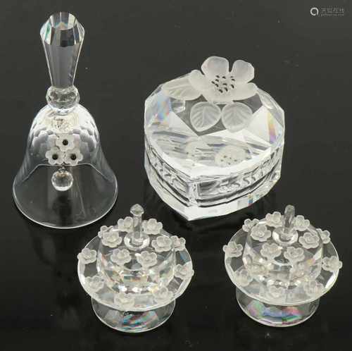 Various (5) pieces of Swarovski. 20th century.