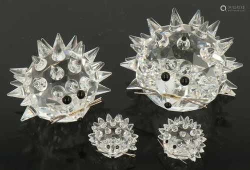 Various (4) pieces of Swarovski. 20th century.