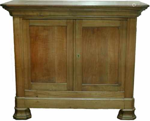 A 19th century veneered sideboard. Originally possibly with etagère stand, missing. 