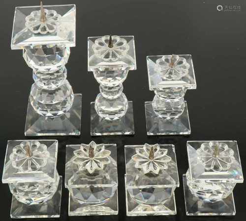 Various (7) pieces of Swarovski. 20th century.