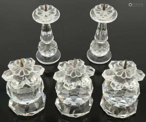 Various (5) pieces of Swarovski. 20th century.