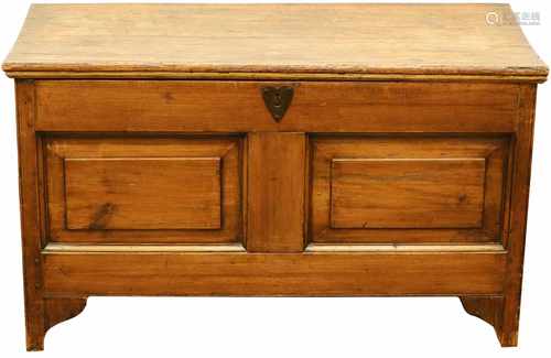 A softwood chest. France, 19th century.