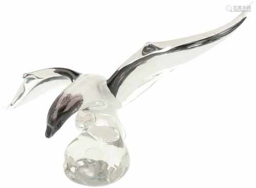 A glass seagull. Ronneby Zweden.