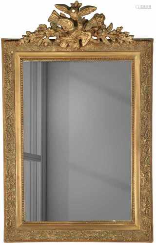 A 19th century Mercury-mirror in baroque-style.