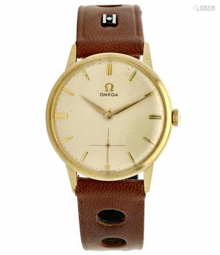 Omega vintage gold - Men's watch - Manual winding - Ca. 1960.