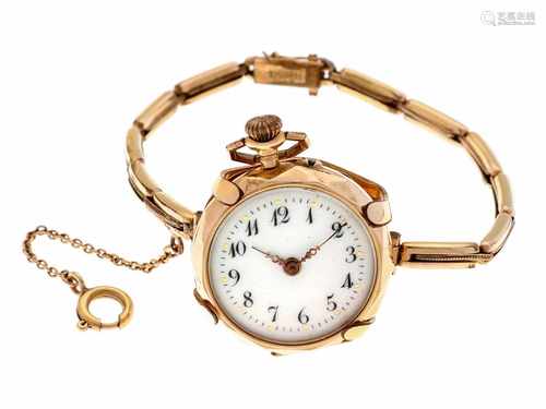 Pocket watch gold - Ladies pocket watch - Manual winding - Ca. 1900.