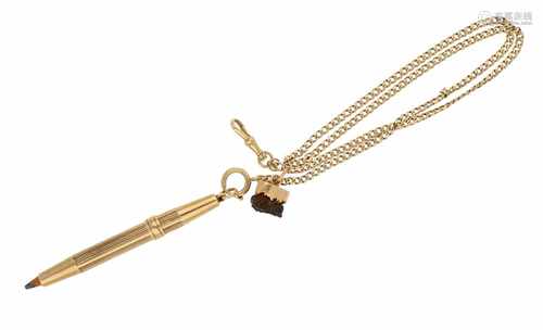 Pocket watch chain gold - Men's pocket watch.