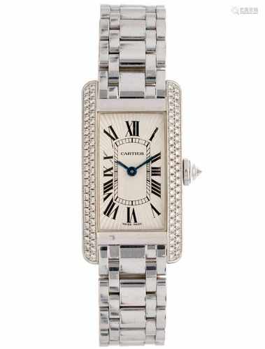 Cartier Tank Americaine 2489 - Ladies watch - Quartz - Ca. 2001.