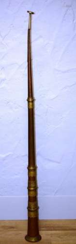 Ancienne Trompette tibetaine Trompe Radong Dungche…