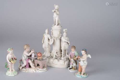 Porcelaine allemande dont Meissen : 1/ 