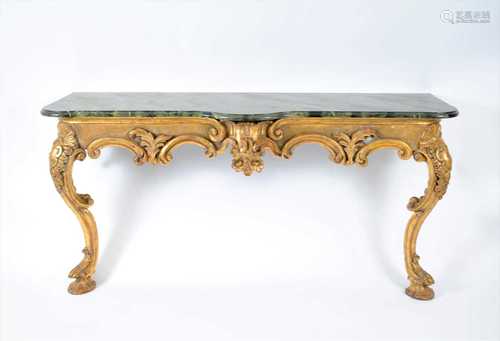 A 20th century baroque style hall or console table