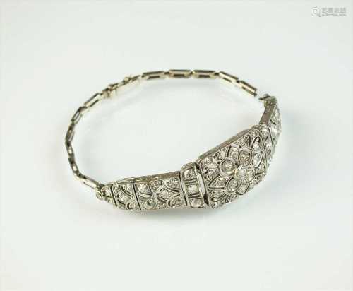 An Art Deco diamond bracelet