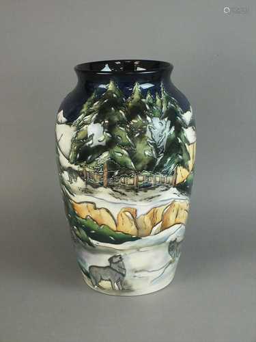 Large Moorcroft 'Isle Royale' vase