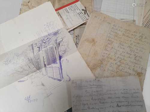 WW1 documents recovered from a German soldier