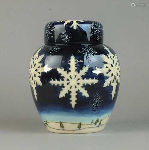 Moorcroft 'Winter Wonderland' ginger jar and cover