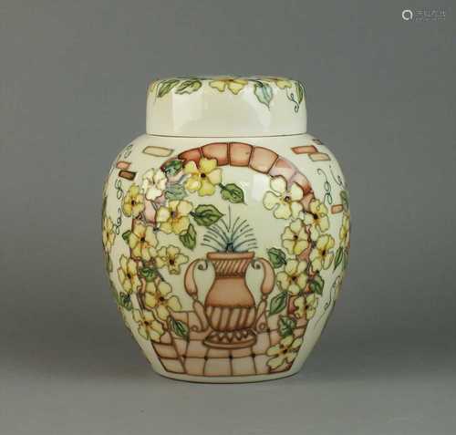 Moorcroft 'Secret Garden' ginger jar and cover