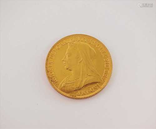 A Victoria Old head £2 coin