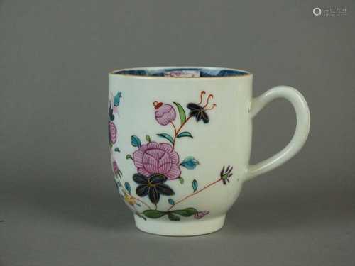 Worcester coffee cup, circa 1765