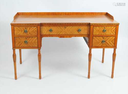 A 19th century satinwood desk or side table