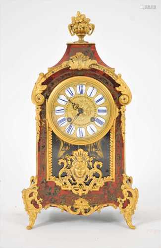 A Leroy and Fitz (11935) boulle cased mantle clock