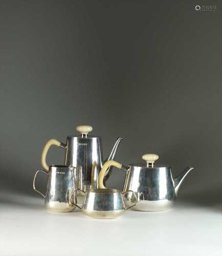 A Robert Welch four piece silver tea and coffee service