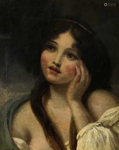 Follower of Sir Joshua Reynolds, portrait, oil