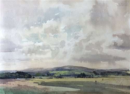 § Jack Merriott RI ROI RSMA RWS (1901-1968), Cloudy Days, South Downs