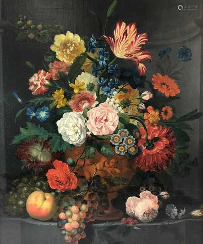 Dutch School, 19th century, still life, oil