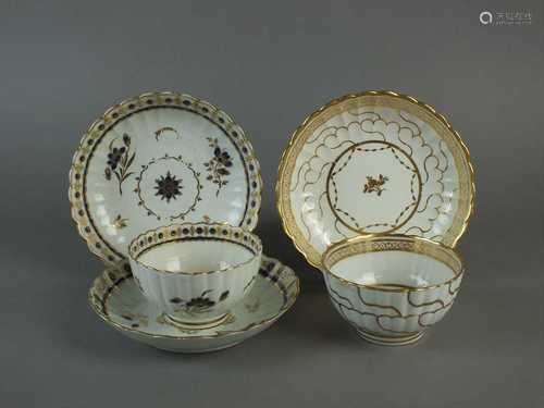 Caughley and Worcester porcelain, circa 1785-90