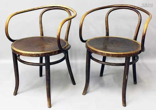 Paar Thonet-Stühle.