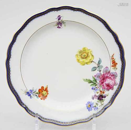 Teller, Meissen,