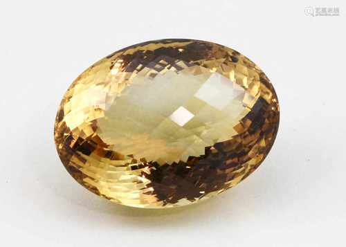 Qualitätvoller Citrin, 108,55 ct.