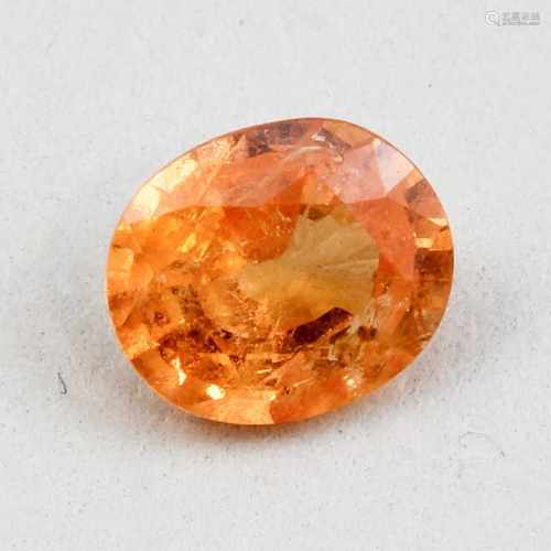 Mandarin-Granat (Spessartin), ca. 1,35 ct.