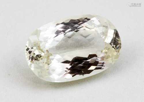 Hellgelber Kunzit, 16,03 ct.