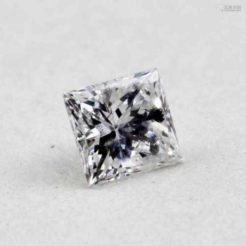 Diamant im Princesscut, 0,22 ct.