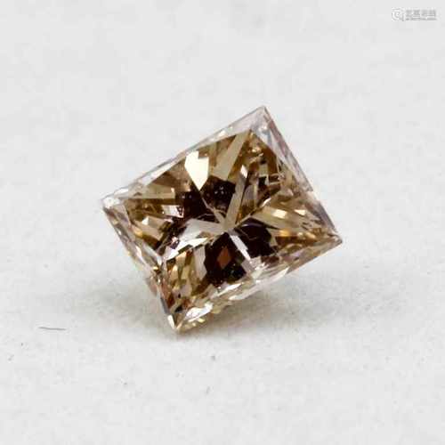 Diamant im Princesscut, 0,2 ct.