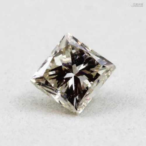 Diamant im Princesscut, 0,19 ct.