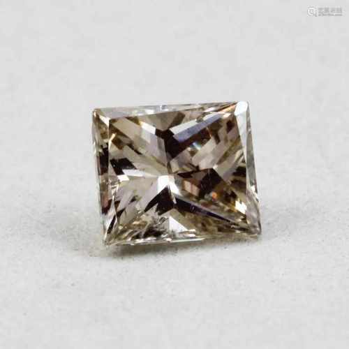 Diamant im Princesscut, 0,21 ct.