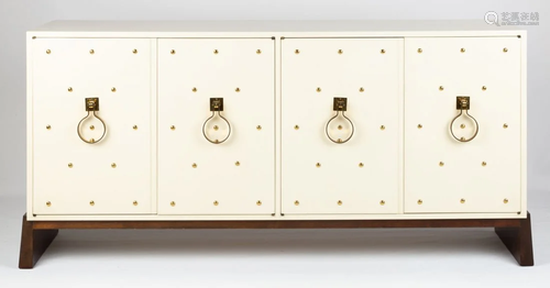 Tommi Parzinger, Studded Brass Cabinet