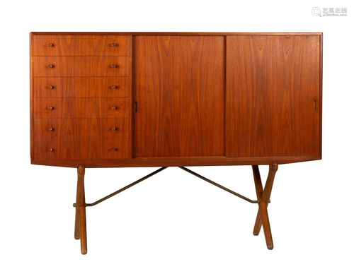 Hans Wegner, Cross Legged Credenza/Sideboard